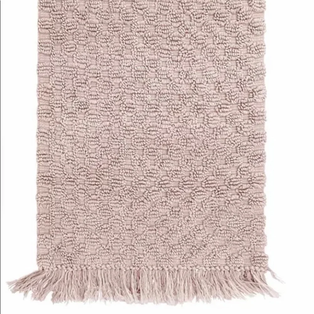 French Connection Blush Cotton Bath Rug